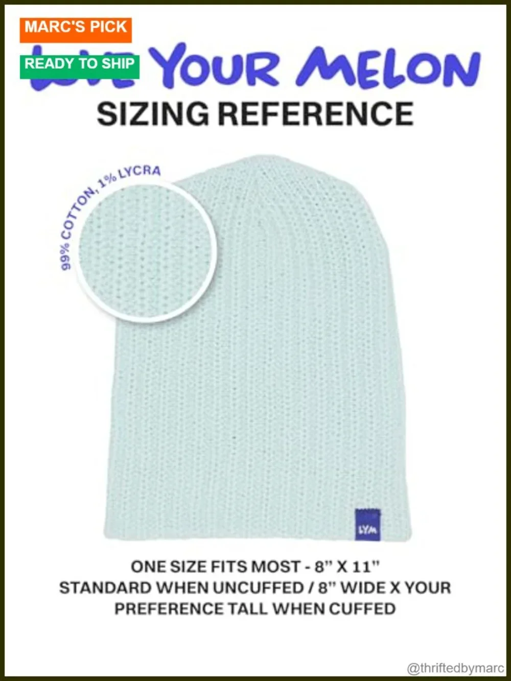 Soft Cotton Knit Beanie Hat, Breathable Lightweight Unisex Beanie